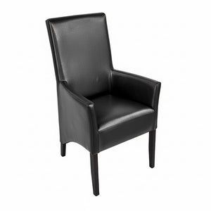 Armlehnstuhl aus Kunstleder mit Holzgestell Anatol xl - Empinio24 - 