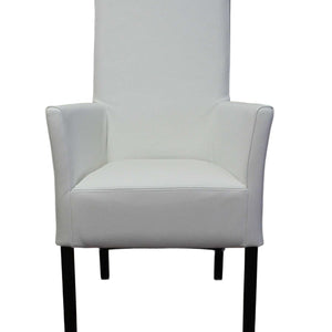 Armlehnstuhl aus Leder mit Holzgestell Anatol xl - Empinio24 - 