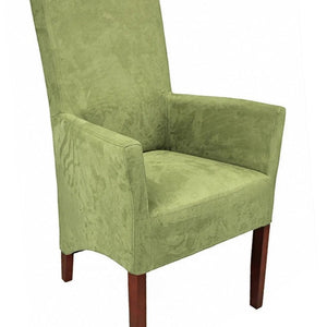 Armlehnstuhl gepolstert Microfaser Gestell Buche Anatol - XL - Empinio24 - 