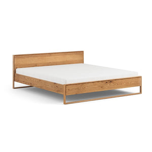 Bett Arlon Eiche massiv geölt - Empinio24 - 140x200 cm - Eiche geölt - 