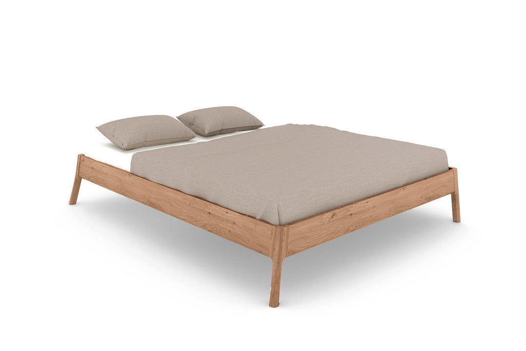 Bett Eiche massiv ohne Kopfteil Trondheim - Empinio24 - 140x200 - 