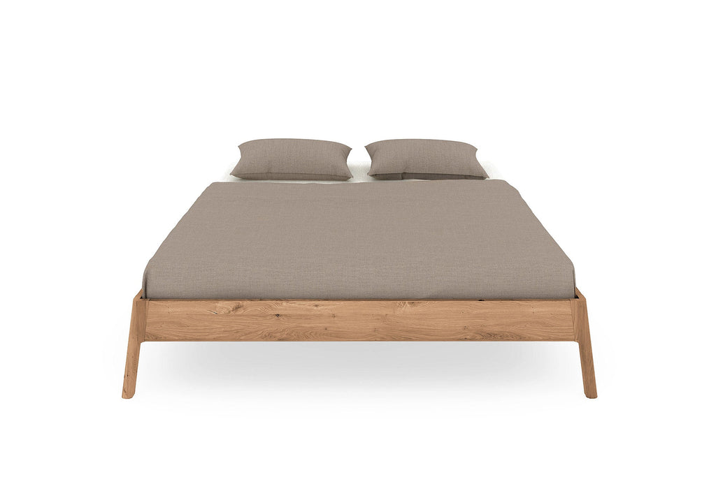 Bett Eiche massiv ohne Kopfteil Trondheim - Empinio24 - 140x200 - 