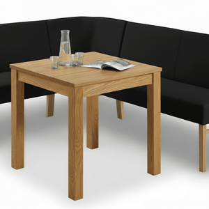 Eckbank Sophie aus Leder und Massivholz - Empinio24 - 