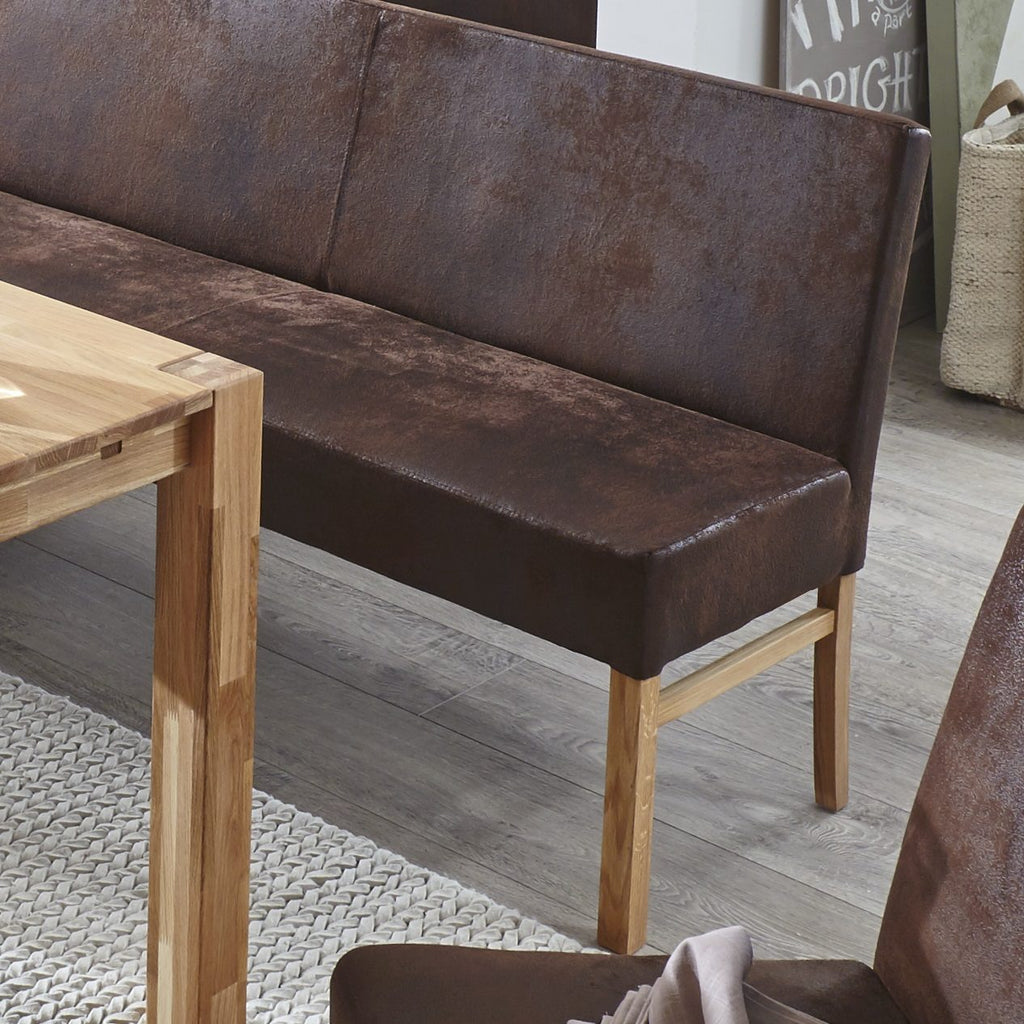Eckbank Sophie mit Stoffbezug und Massivholz - Empinio24 - 