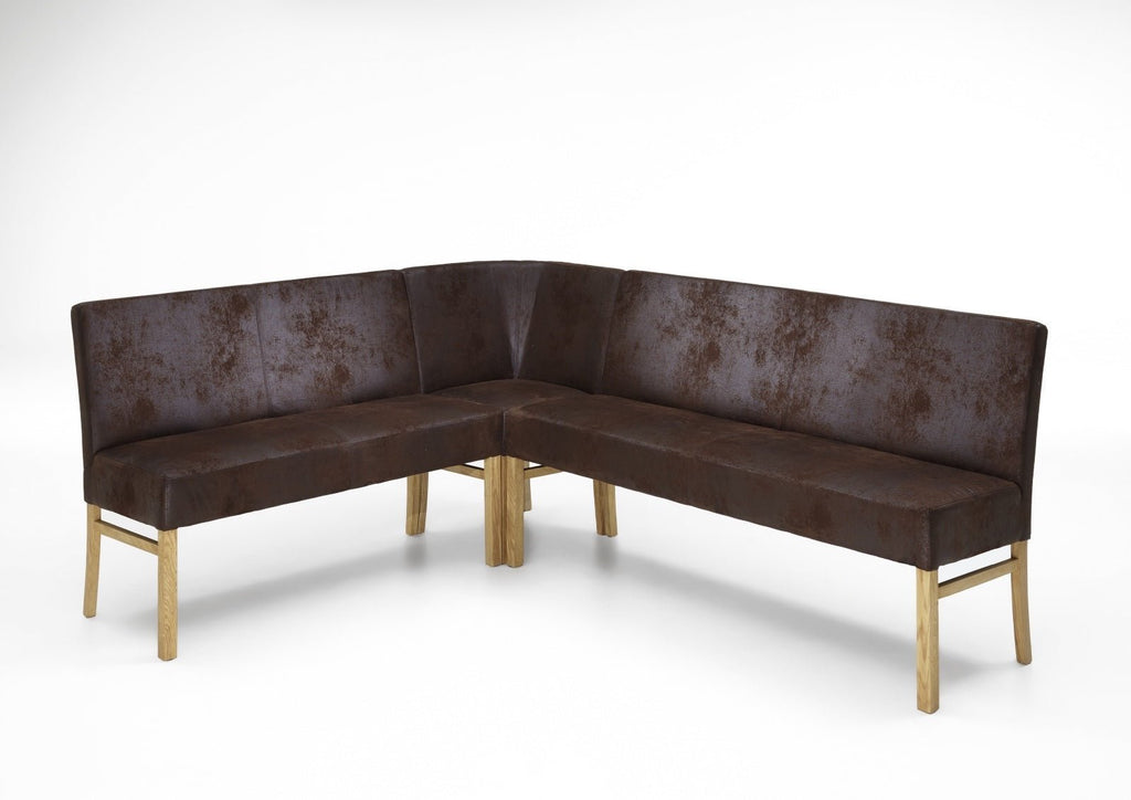 Eckbank Sophie mit Stoffbezug und Massivholz - Empinio24 - 