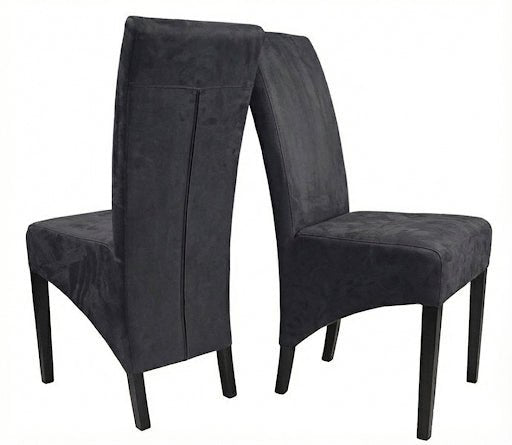 Esszimmerstuhl aus Microfaser mit Holzgestell Kenzo - 2 - Empinio24 - 