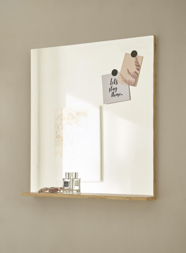 Garderobenspiegel mit Ablage 80 cm Eiche Boston - Empinio24 - 