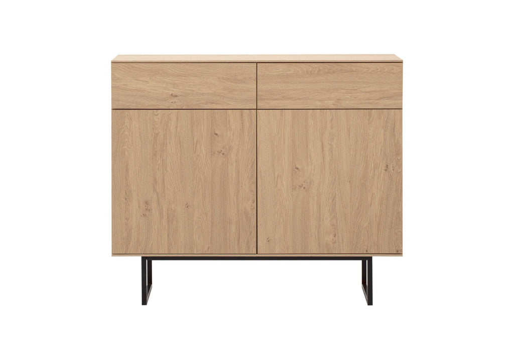 Kommode Eiche hell 2 - türig 115 cm Como - Empinio24 - 