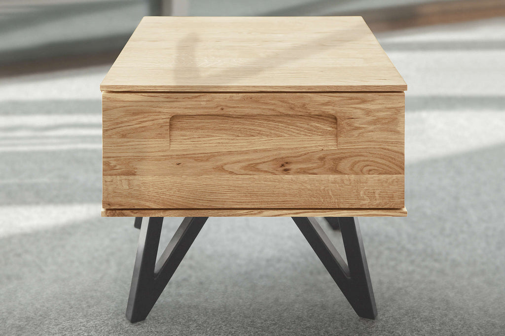 Nachttisch GENT Eiche massiv mit Schubkasten - Empinio24 - 