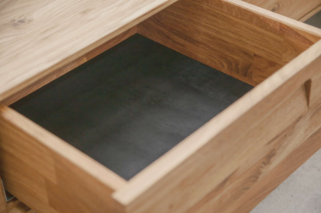 Nachttisch GENT Eiche massiv mit Schubkasten - Empinio24 - 