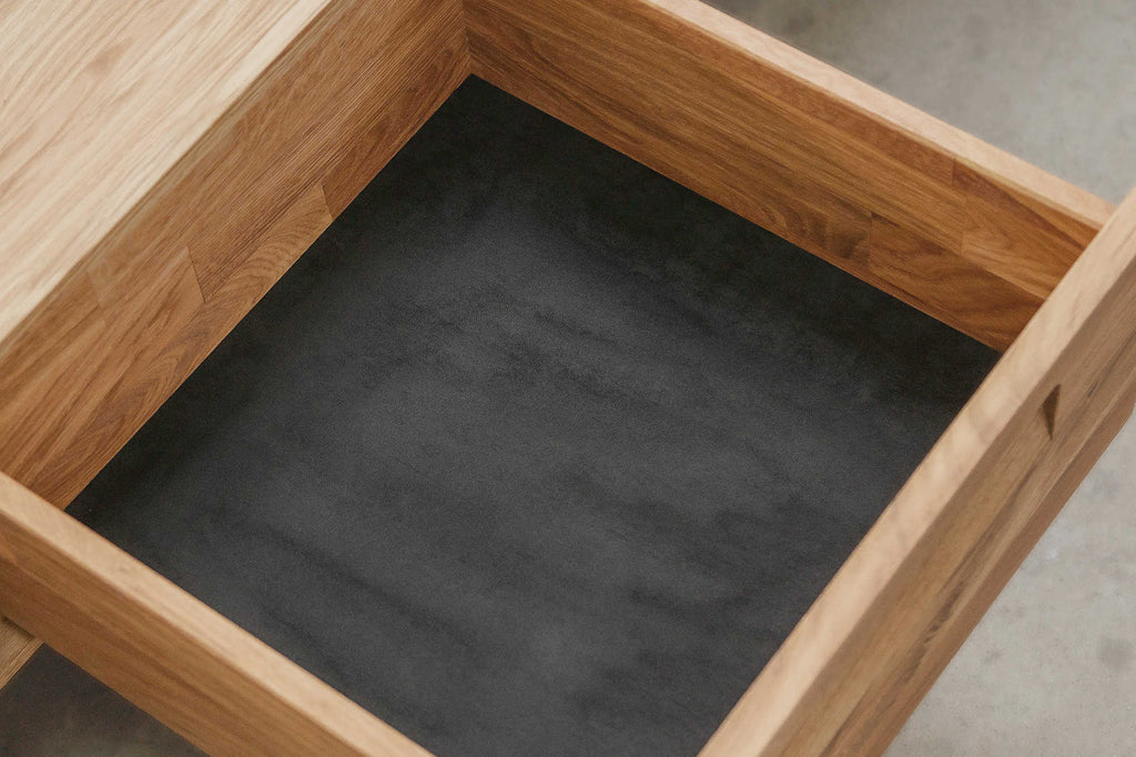 Nachttisch GENT Eiche massiv mit Schubkasten - Empinio24 - 