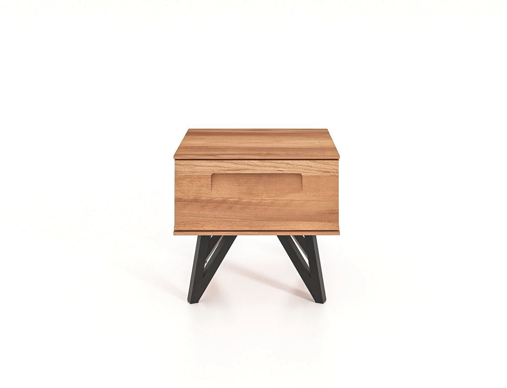 Nachttisch GENT Kernbuche massiv mit Schubkasten - Empinio24 - 