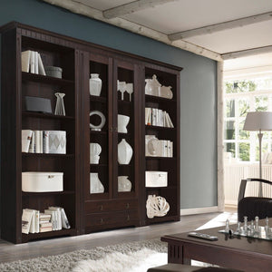 Regalwand kolonial Vitrinenschrank Kiefer 262 cm Cordoba - Empinio24 - 