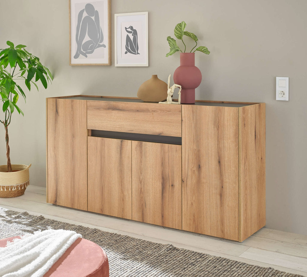Sideboard Eiche 170 cm 4 - türig Boston - Empinio24 - 