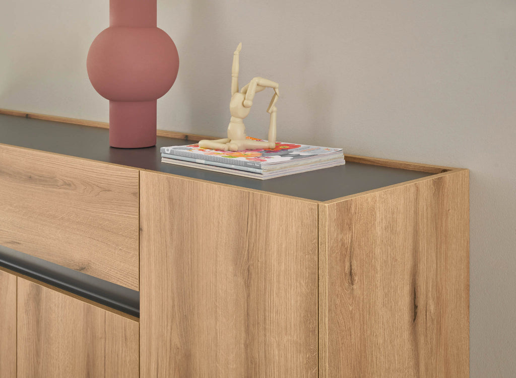 Sideboard Eiche 170 cm 4 - türig Boston - Empinio24 - 