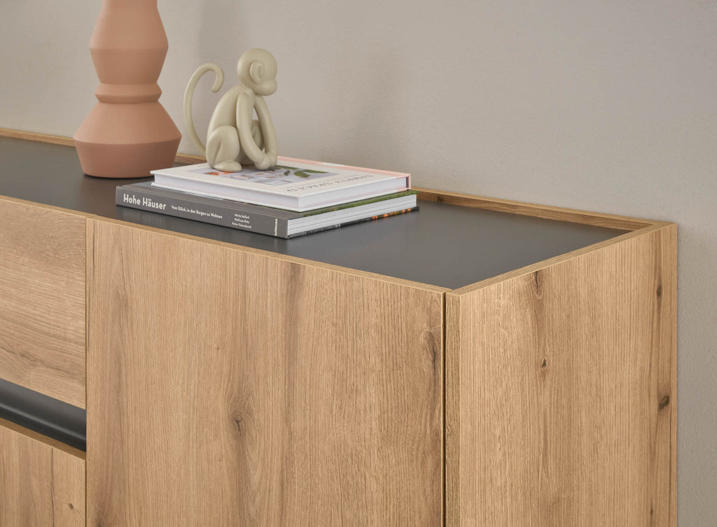 Sideboard Eiche 220 cm 4 - türig Boston - Empinio24 - 