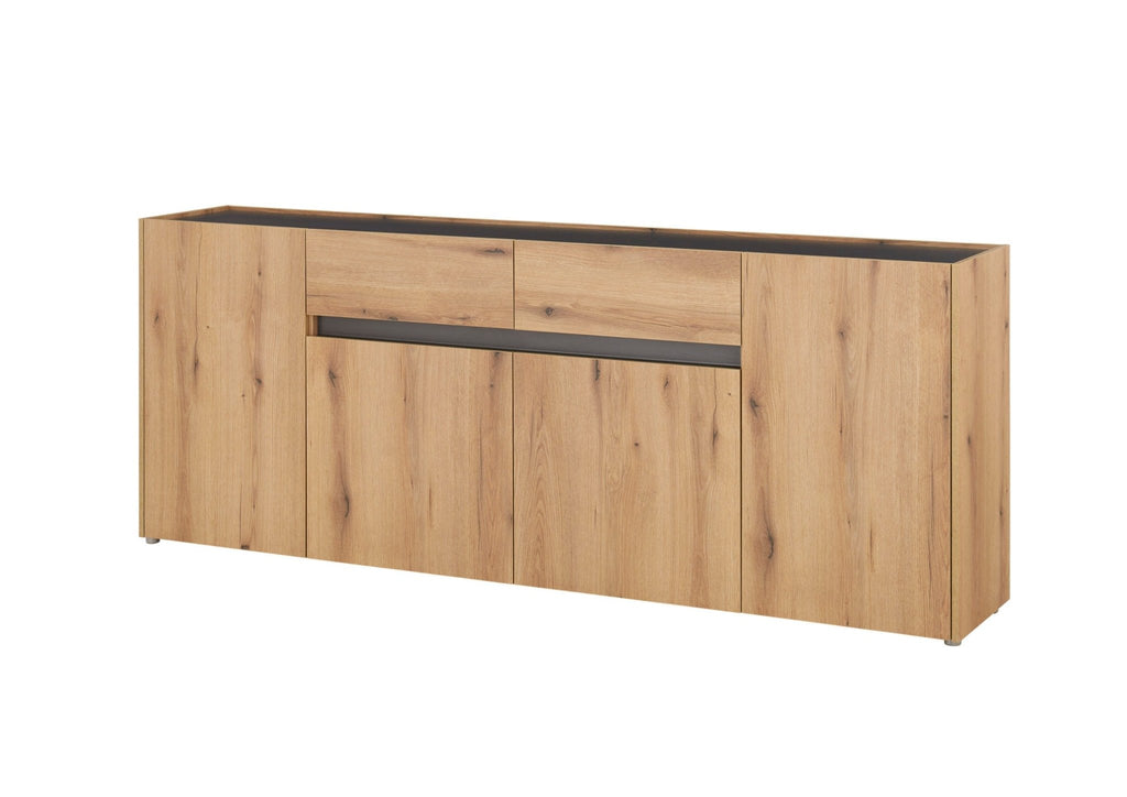 Sideboard Eiche 220 cm 4 - türig Boston - Empinio24 - 
