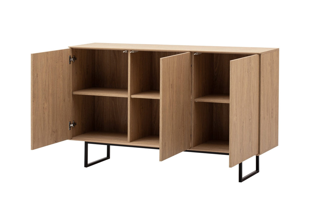 Sideboard Eiche hell 3 - türig 150 cm Como - Empinio24 - 
