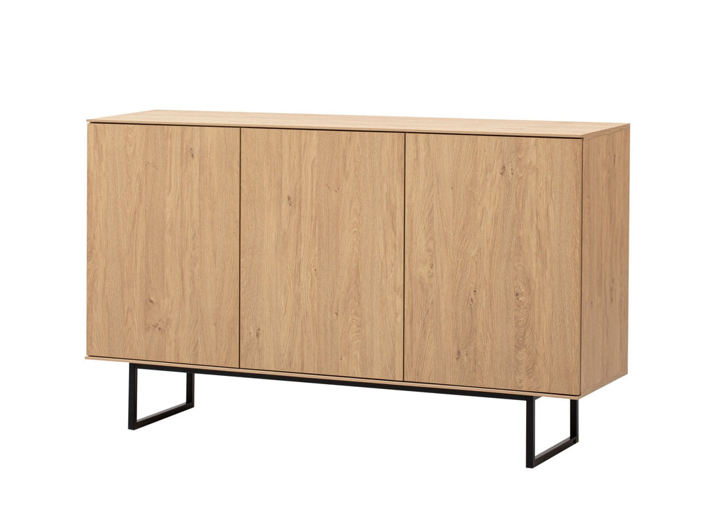 Sideboard Eiche hell 3 - türig 150 cm Como - Empinio24 - 