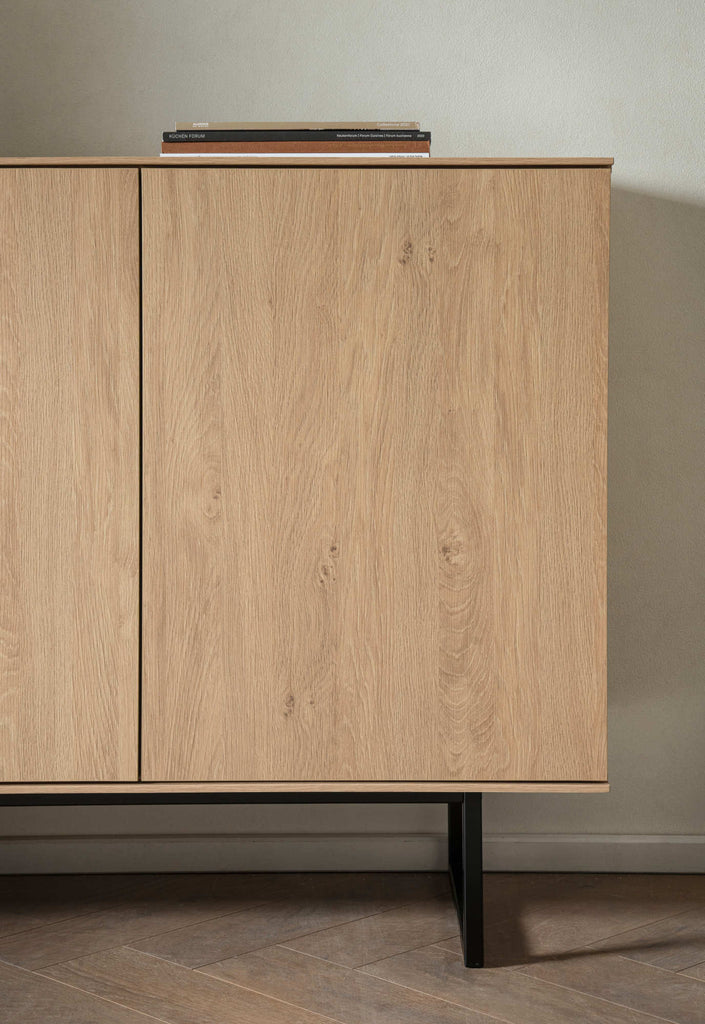 Sideboard Eiche hell 4 - türig 200 cm Como - Empinio24 - 