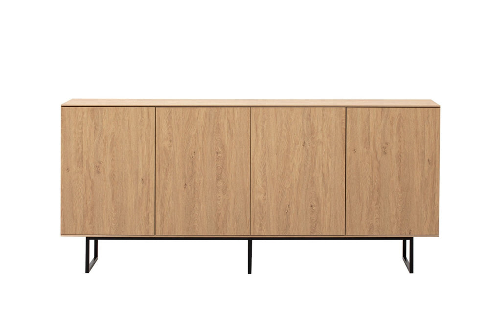 Sideboard Eiche hell 4 - türig 200 cm Como - Empinio24 - 