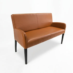 Sitzbank aus Kunstleder 183 cm mit Holzgestell Alfo - Empinio24 - 
