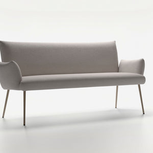 Sitzbank mit Armlehnen 180 cm 3 - Sitzer Corte mit Stoffbezug - Empinio24 - 