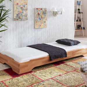 Stapelbett 90x200 Kernbuche massiv Juist - Empinio24 - 