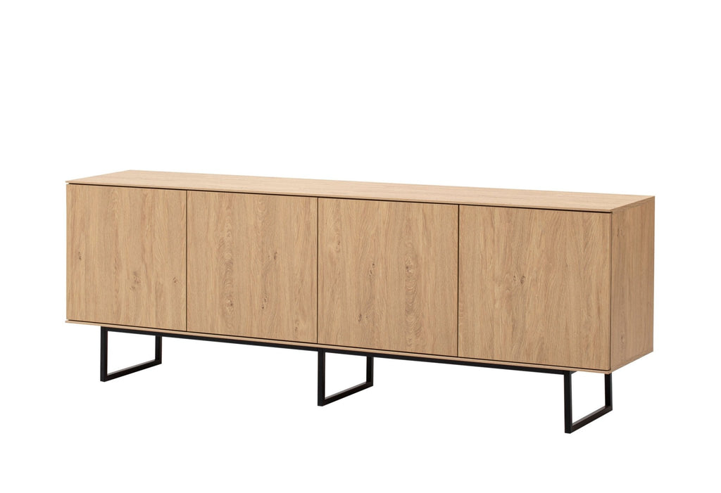 TV - Lowboard Eiche 200 cm Unterschrank Como - Empinio24 - 