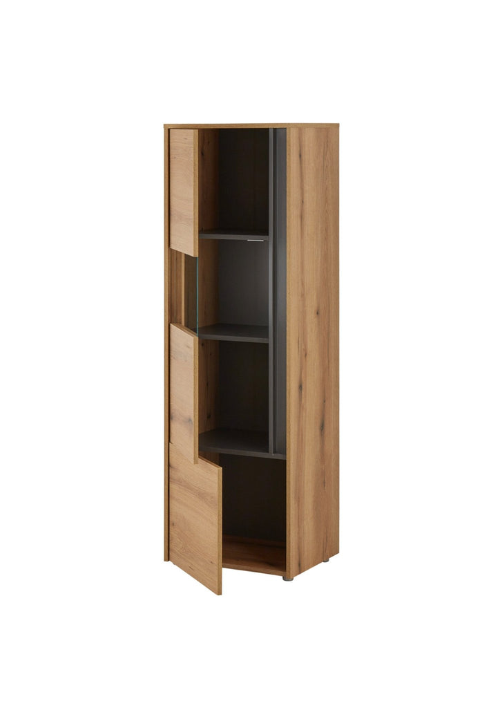 Vitrine Eiche 2 - türig 50 cm Boston - Empinio24 - 