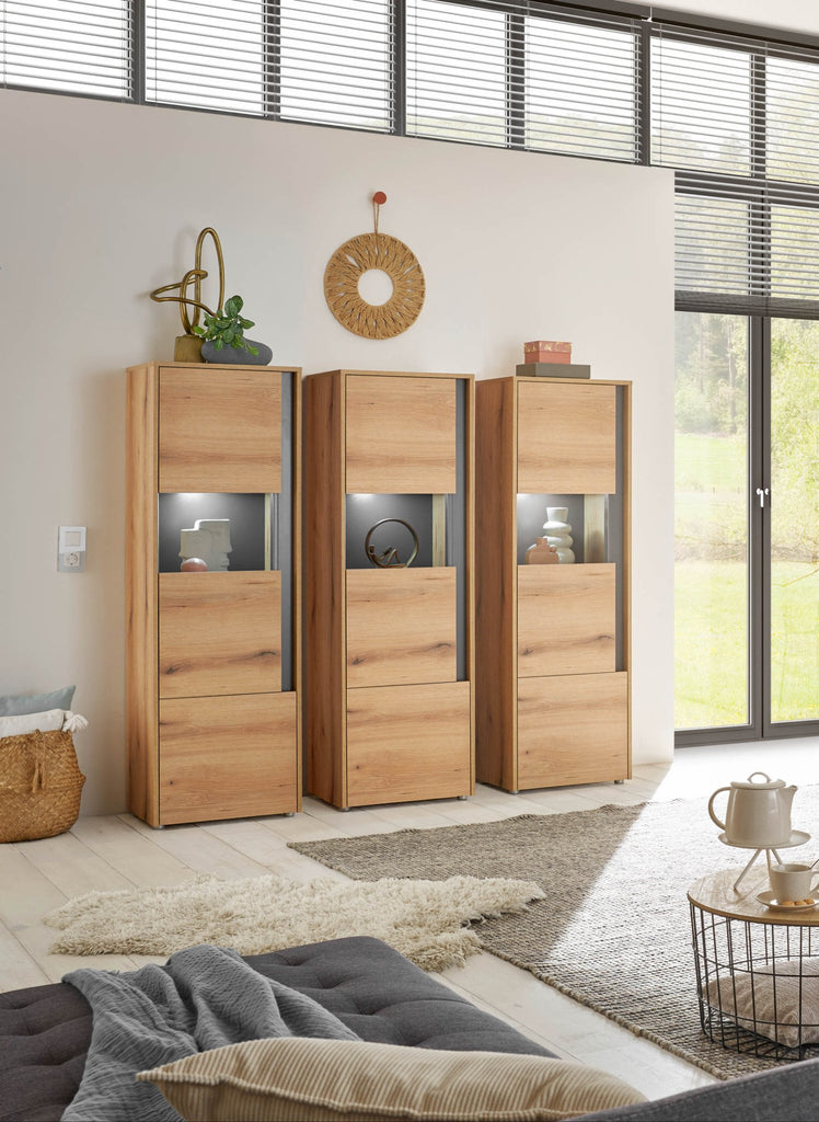 Vitrine Eiche 2 - türig 50 cm Boston - Empinio24 - 