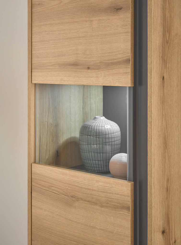 Vitrine Eiche 3 - türig 50 cm Boston - Empinio24 - 
