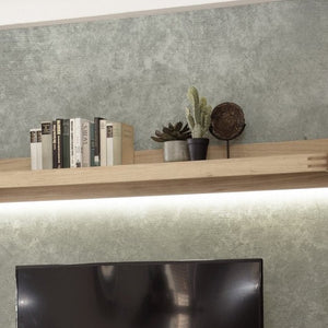 Vitrine Eiche bianco teilmassiv 60 cm Sevilla - Empinio24 - 