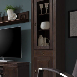 Vitrine kolonial Kiefer massiv rechts Cordoba - Empinio24 - 