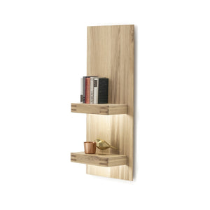 Wandregal Eiche bianco teilmassiv 50 cm Sevilla - Empinio24 - 