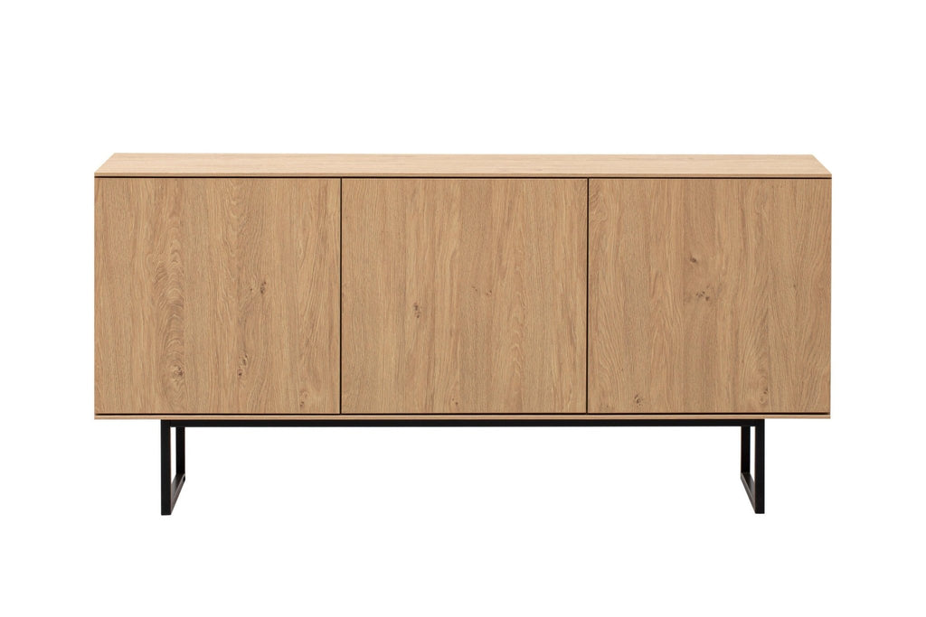 Wohnwand Eiche hell 2 - teilig 223 cm Set - 4 Como - Empinio24 - 