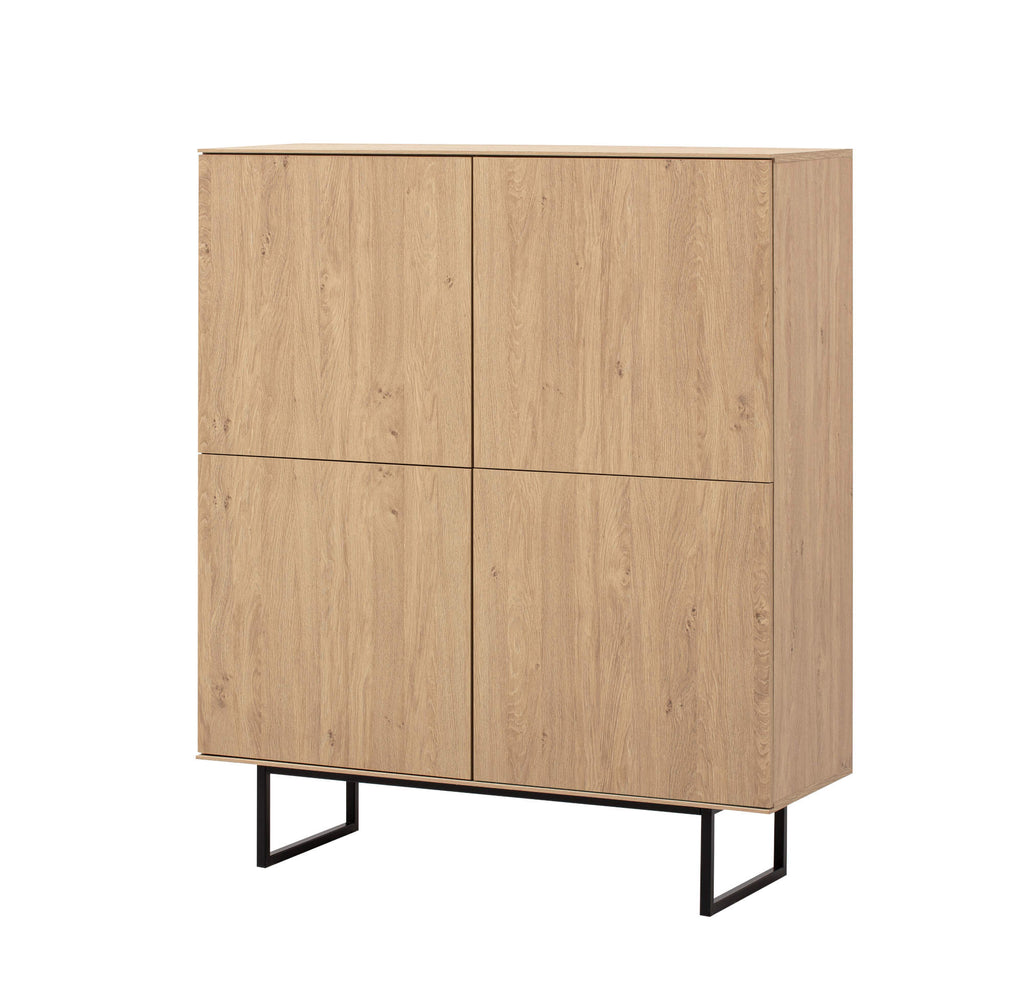 Wohnwand Eiche hell 2 - teilig 280 cm Set - 3 Como - Empinio24 - 