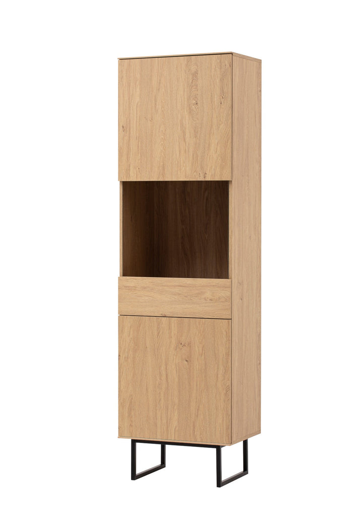 Wohnwand Eiche hell 3 - teilig 403 cm Set - 7 Como - Empinio24 - 