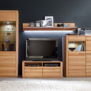 Wohnwand Kernbuche 319 cm Nr.1 Sanremo - Empinio24 - 