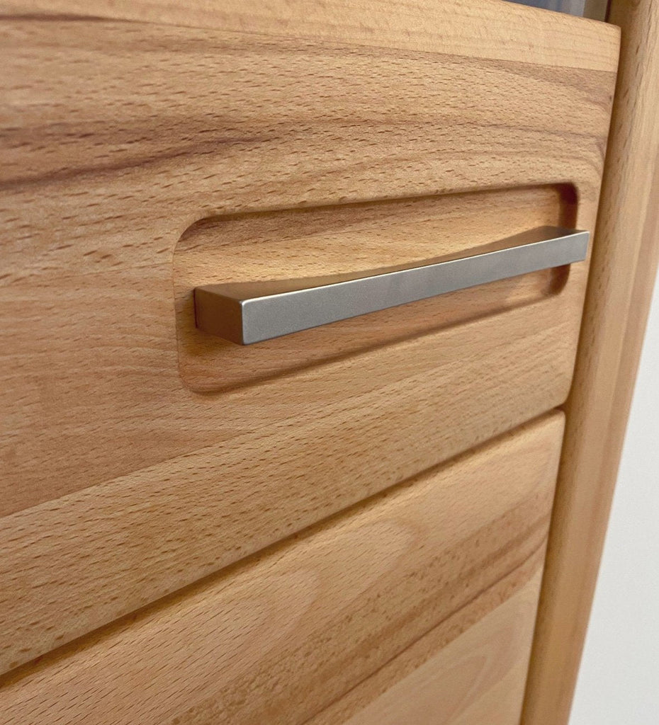Wohnwand Kernbuche 357 cm Nr.33 Sanremo - Empinio24 - 