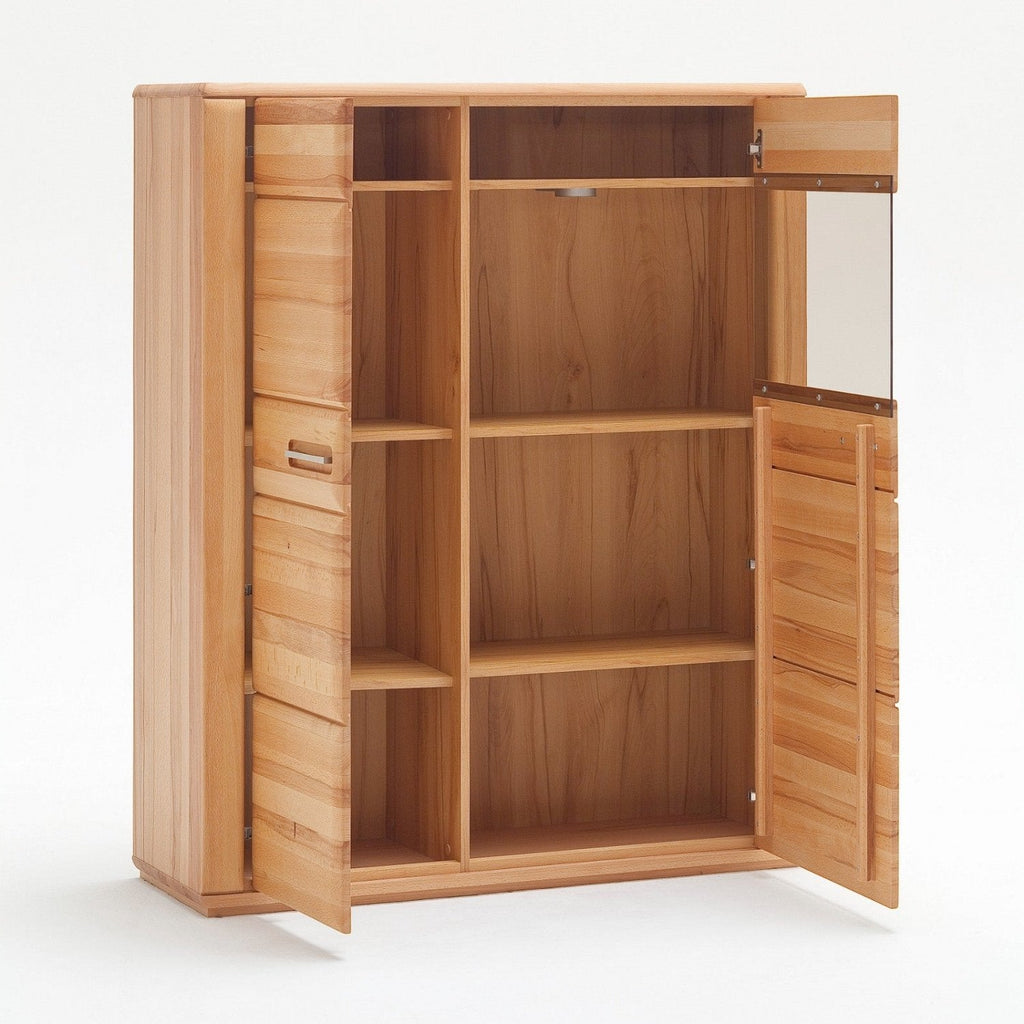 Wohnwand Kernbuche 357 cm Nr.33 Sanremo - Empinio24 - 