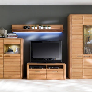 Wohnwand Kernbuche 357 cm Nr.33 Sanremo - Empinio24 - 