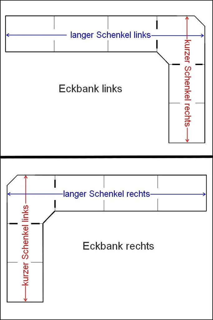 Eckbank aus Microfaser Beine aus Buche oder Eiche Farben wählbar SOPHIE