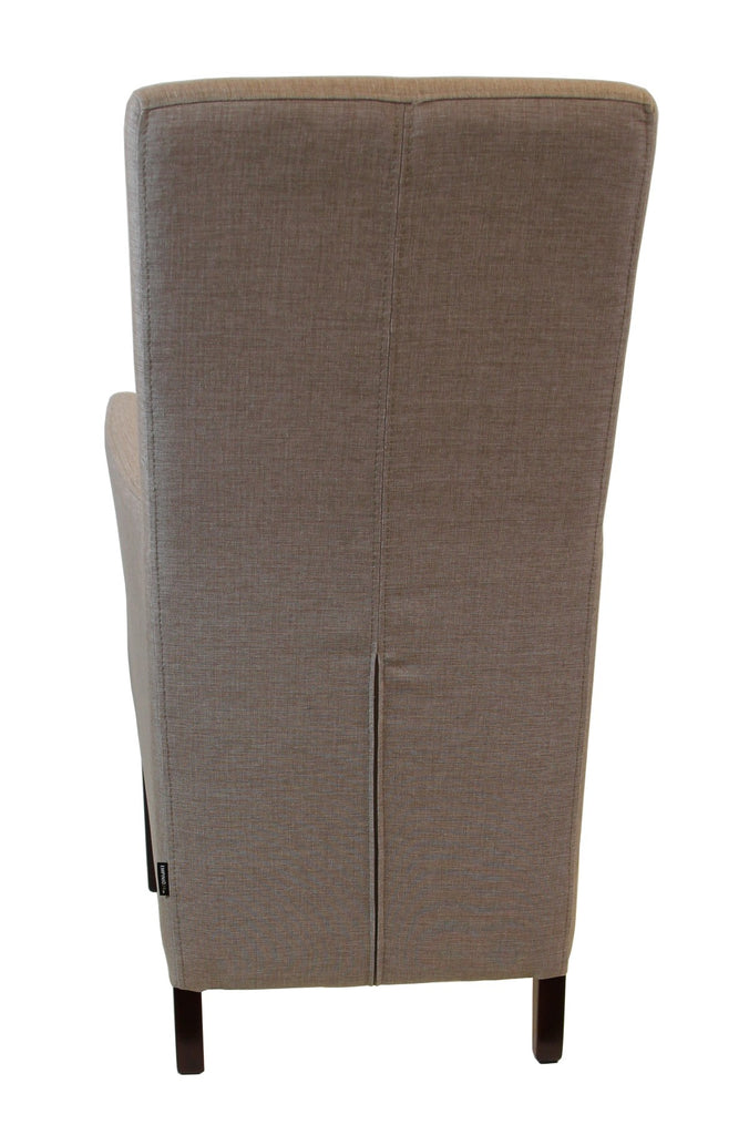Armlehnstuhl aus Stoff Beine aus Buche oder Eiche Farben wählbar ANATOl XL