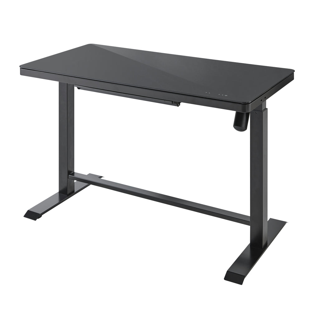 Schreibtisch schwarz elektrisch höhenverstellbar 120x60 cm LIFT4HOME